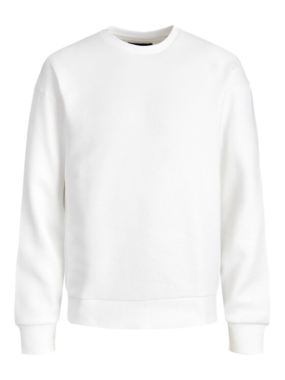 Jack & Jones Jack & Jones Mikina Star 12208182 Bílá Relaxed Fit