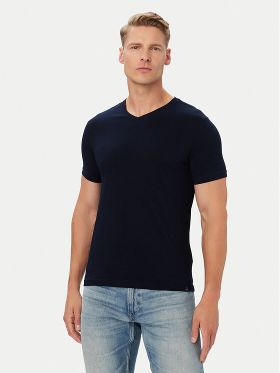 United Colors Of Benetton United Colors Of Benetton Marškinėliai 3U53J4231 Tamsiai mėlyna Regular Fit