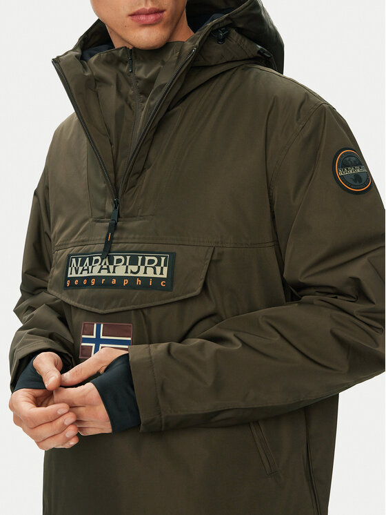 Napapijri Napapijri Kurtka anorak Rainforest Next NP0A4IB9 Brązowy Regular Fit