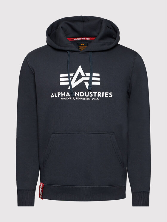 Alpha Industries Alpha Industries Bluză Basic 178312 Bleumarin Regular Fit