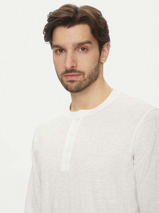 Marc O'Polo Marc O'Polo Pikkade varrukatega T-särk 522 2246 52064 Ekrüüvärv Regular Fit