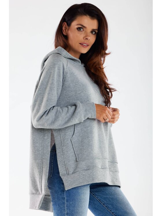 Infinite You Infinite You Felpa M280 Grigio Basic Fit