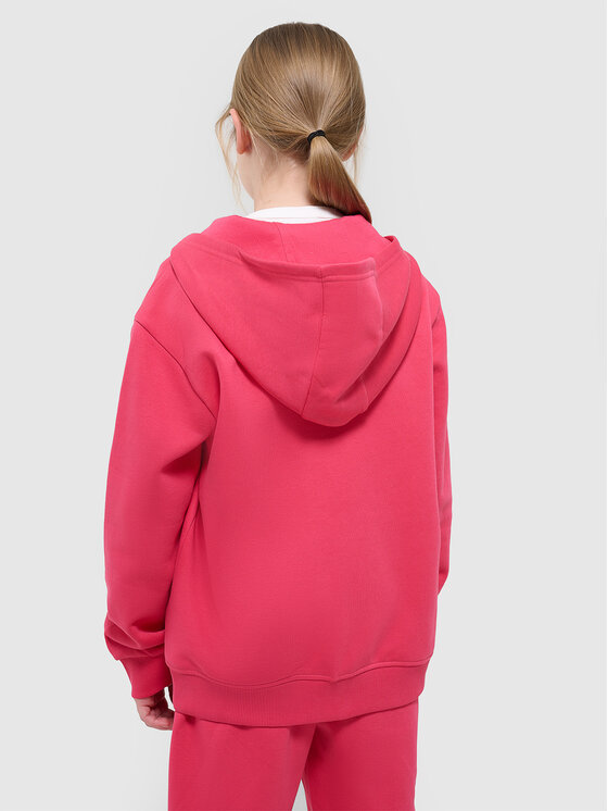 4F 4F Bluza BASIC+ Różowy Oversize