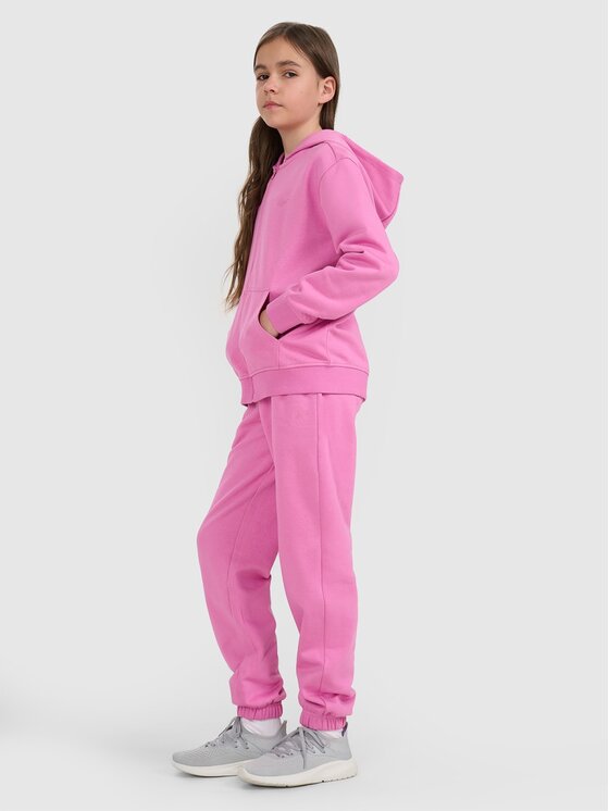 4F 4F Pantaloni da tuta 4FJRAW25TTROF1616-54S Rosa Regular Fit