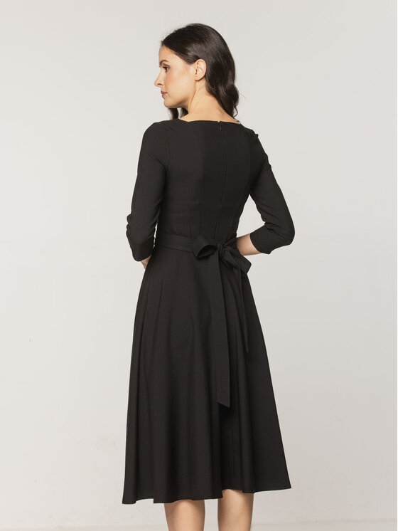 Willsoor Willsoor Sukienka wieczorowa 67910 Czarny A-Line Fit