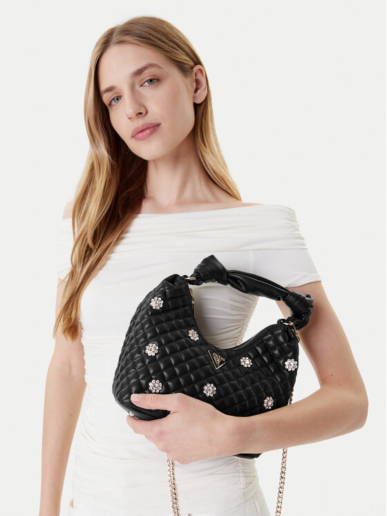 Guess Guess Дамска чанта HWEG86 79010 Черен