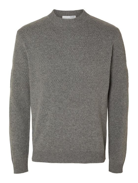 Selected Homme Selected Homme Πουλόβερ 16090155 Γκρι Regular Fit