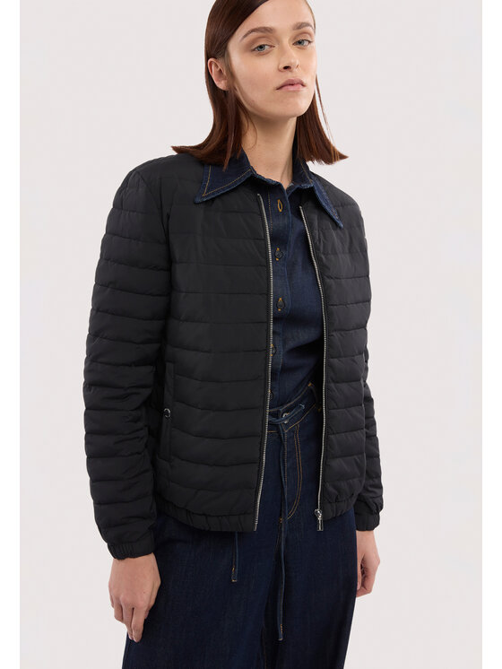 Trussardi Trussardi Kurtka puchowa F350A000456N033 Czarny Regular Fit