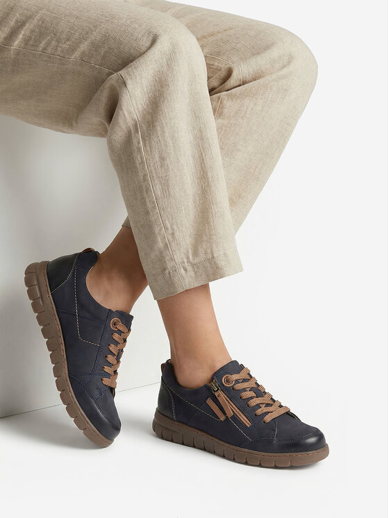 Go Soft Go Soft Sneakers CEO-WI23-GHANA-13 Dunkelblau