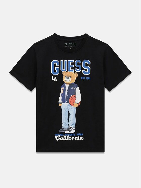 Guess Kids Guess Kids T-Shirt 183039 Μαύρο Classic Fit