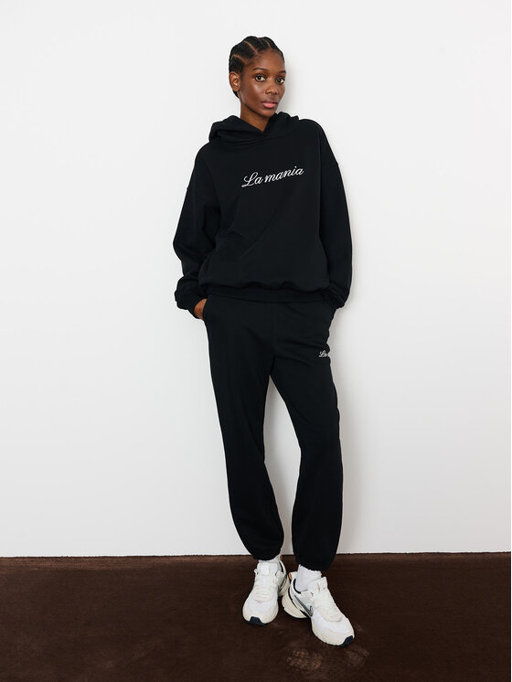 La Mania La Mania Felpa ROCKY Nero Active Fit