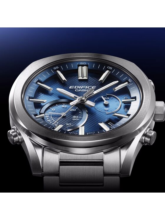 Casio Casio Zegarek EQB-1300D-2AEF Srebrny