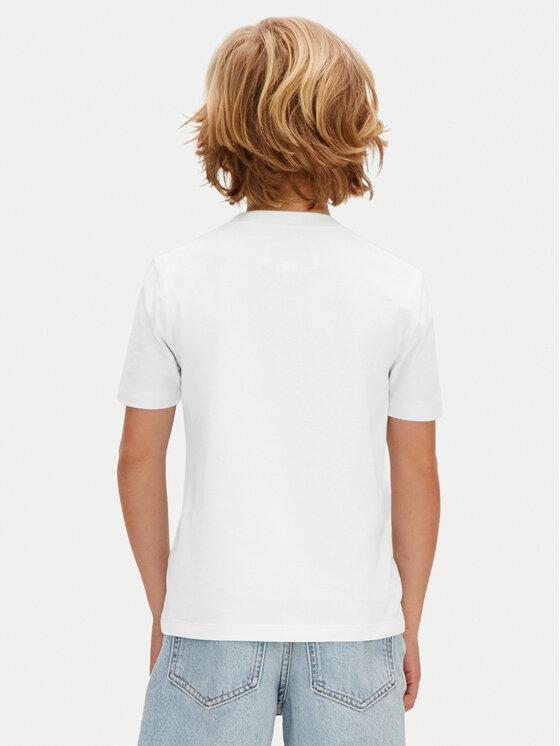 Calvin Klein Jeans Calvin Klein Jeans T-Shirt Monologo LV1CKSJA33 Biały Regular Fit