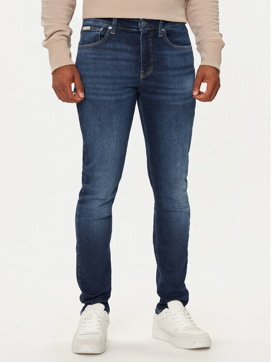 Calvin Klein Jeans Džinsi J30J325982 Zils Skinny Fit