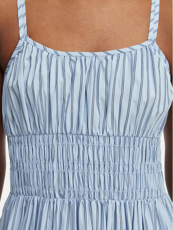 BOSS BOSS Poletna obleka C Diplyn 50559218 Svetlo modra Regular Fit