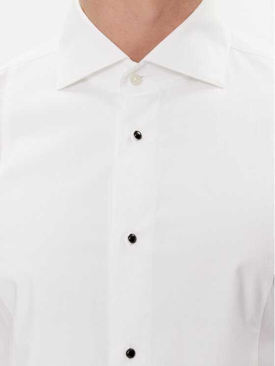 BOSS Boss Cămașă H-Hank 50512922 Alb Slim Fit