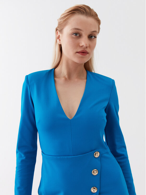 PINKO Pinko Коктейлна рокля 100943 A0HM Син Regular Fit