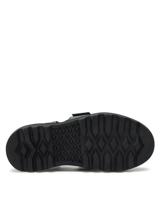 Black vans sandals on sale