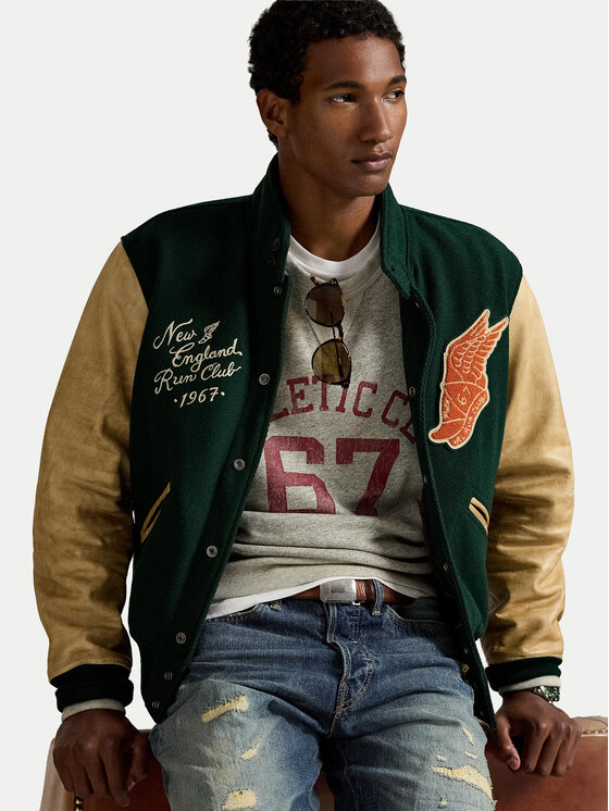 Polo Ralph Lauren Polo Ralph Lauren Bomber 710977858001 Zelena Regular Fit