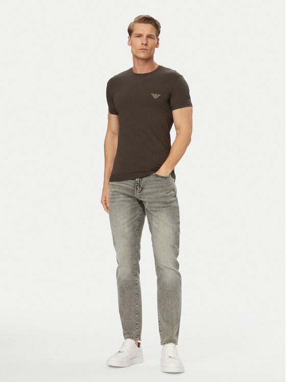 Emporio Armani Underwear Emporio Armani Underwear Majica EM000375 AF18890 U8122 Siva Slim Fit