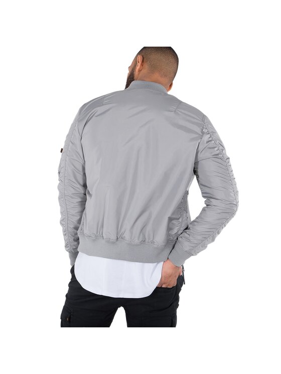 Alpha Industries Alpha Industries Kurtka bomber AI.186101-31-XL Szary Regular Fit