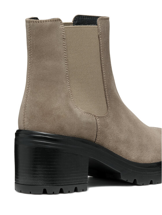 Geox Geox Kotníková obuv s elastickým prvkem D Damiana D16QCE 022NH C6029 Béžová