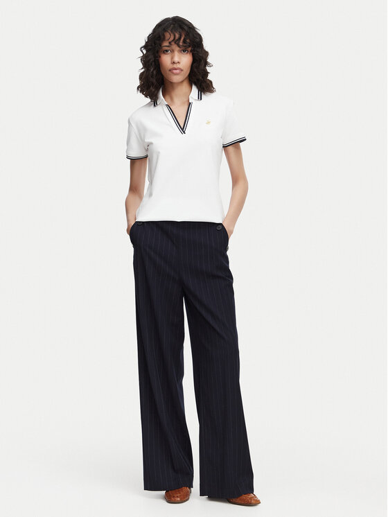 Beverly Hills Polo Club Beverly Hills Polo Club Поло P-SS26W-P0300 Білий Regular Fit