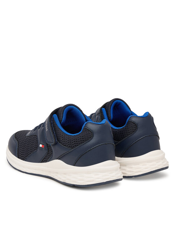 Tommy Hilfiger Tommy Hilfiger Snīkeri Low Cut Lace-Up T3X9-34378-1697 D Tumši zils