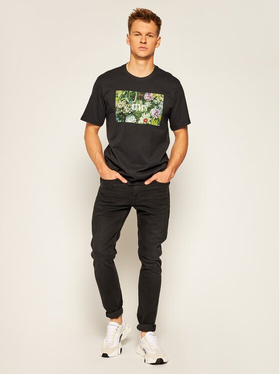 T-shirt Graphic Tee 16143-0007 Nero Relaxed Fit