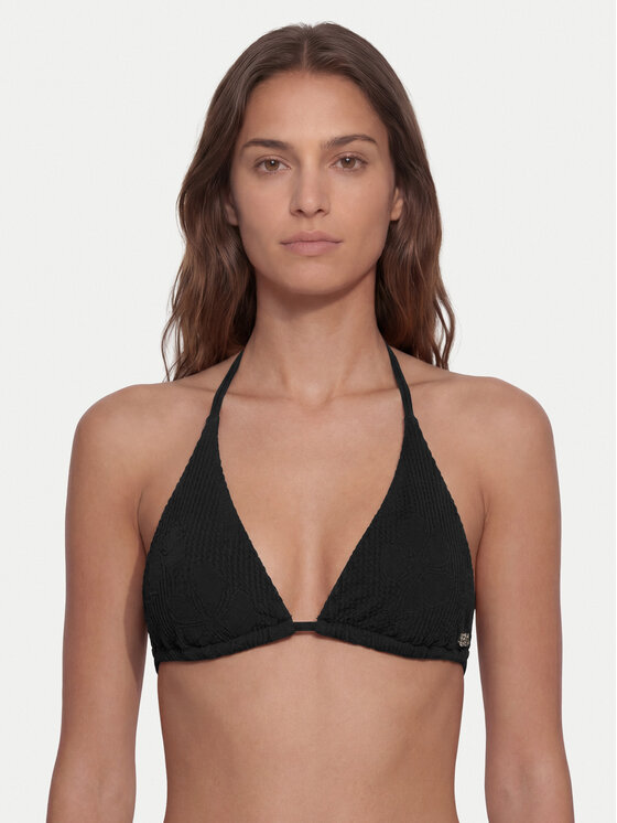 HUGO HUGO Bikini pezzo sopra Tropi Triangle 50561283 Nero