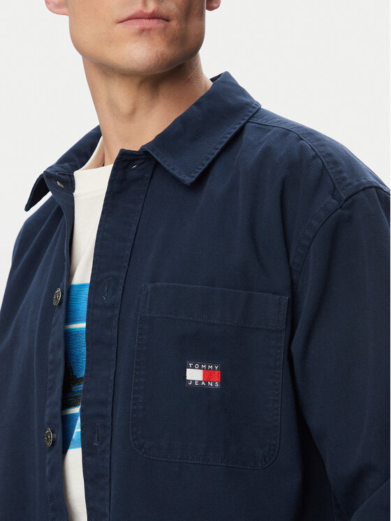 Tommy Jeans Tommy Jeans Giacca di jeans DM0DM20236 Blu scuro Regular Fit