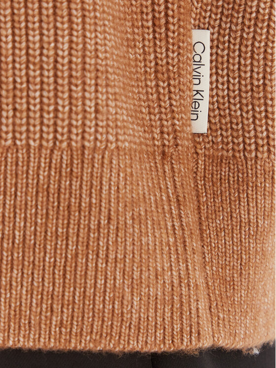 Calvin Klein Jeans Calvin Klein Jeans Pulover Woolen Stitch LV044D372G Rjava Regular Fit