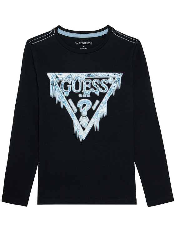 Guess Guess Blúzka L0BI11 I3Z11 Čierna Regular Fit