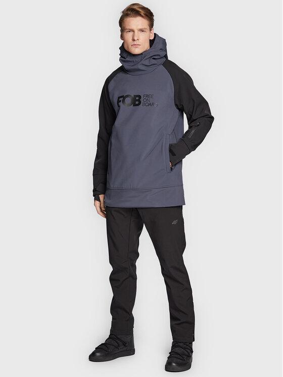 4F 4F Pantaloni outdoor H4Z22-SPMT001 Nero Regular Fit