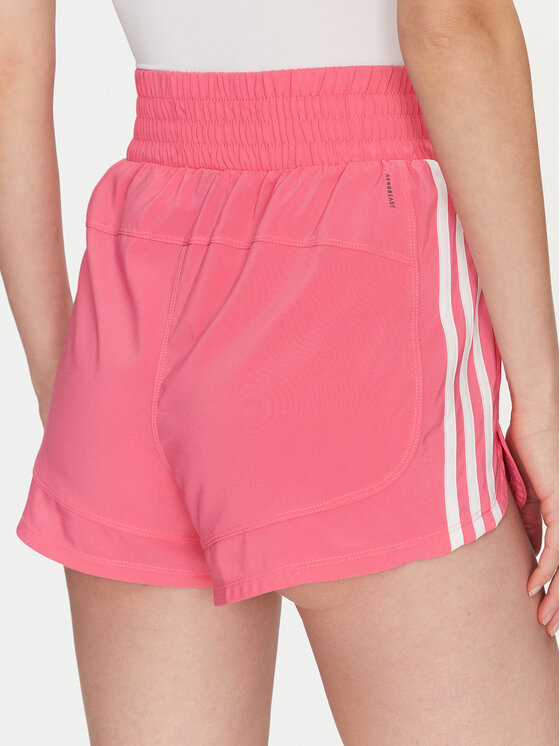 adidas adidas Sportovní kraťasy Pacer Training 3-Stripes IX1078 Růžová Regular Fit