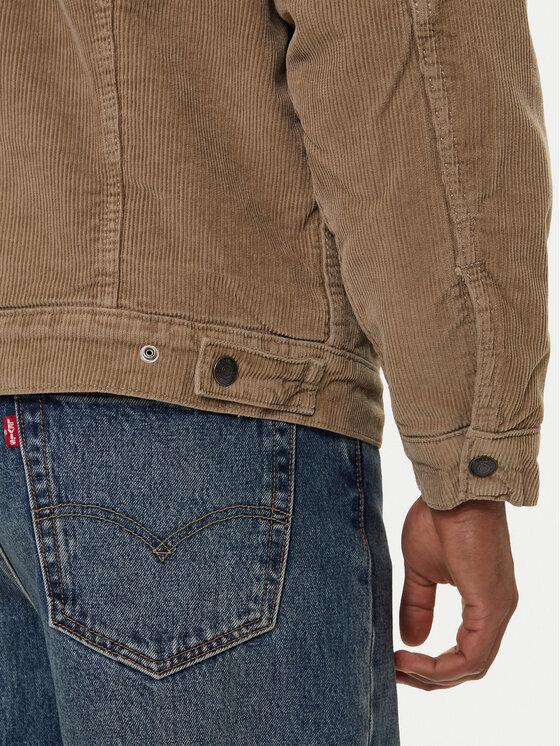 Levi's® Levi's® Jeansová bunda Trucker A5784-0022 Béžová Relaxed Fit