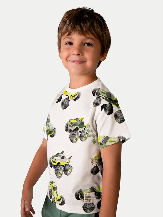 Mayoral Mayoral T-shirt 3068 Bianco Regular Fit