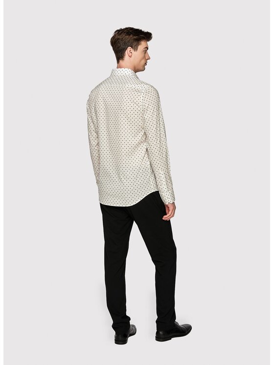 Pako Lorente Pako Lorente Koszula P23SF-1X-007 Biały Slim Fit