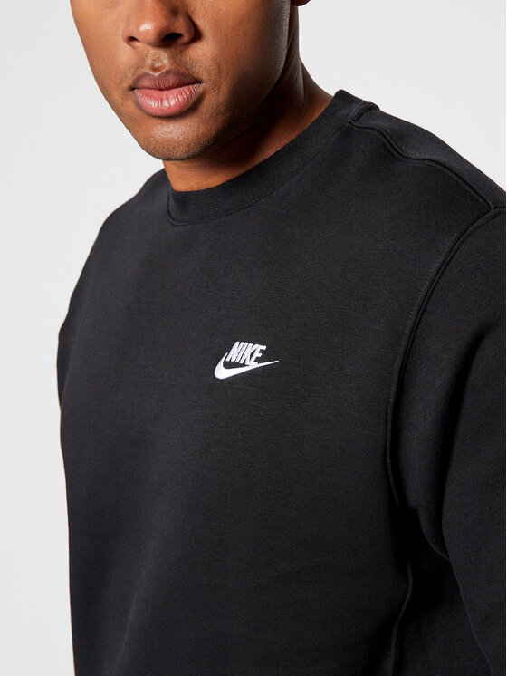 Nike Nike Bluza Nsw Club BV2662 Czarny Standard Fit