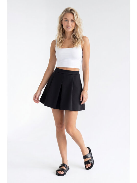FIGL FIGL Mini sukňa M1342 Čierna A-Line Fit