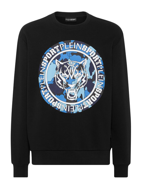 Plein Sport Plein Sport Longsleeve 13089 Czarny Regular Fit