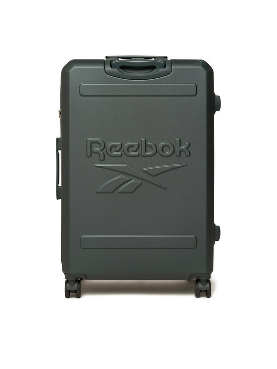Reebok Reebok Walizka duża CEO-RBK-WAL-024-CCC-L-GREEN Zielony ciemny