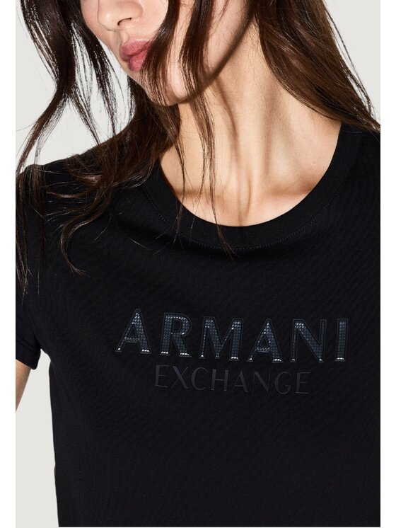 Armani Exchange Armani Exchange T-shirt XW001388 AF10356 Nero Casual Fit