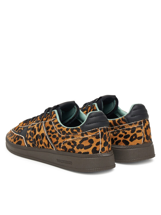 Tommy Jeans Tommy Jeans Laisvalaikio batai The Greenwich Edge Leopard EN0EN02904 Ruda