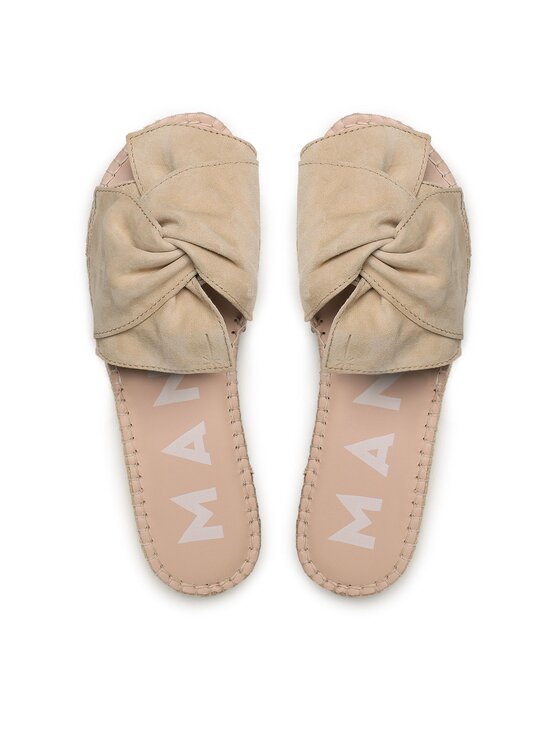 Manebi Manebi Espadryle Sandals With Knot M 1.1 JK Beżowy