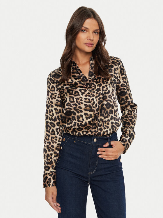 Marciano Guess Marciano Guess Cămașă 4BGH32 7014A Maro Regular Fit