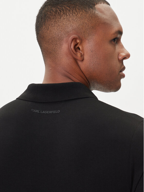 KARL LAGERFELD KARL LAGERFELD Polo 745020 554235 Crna Regular Fit