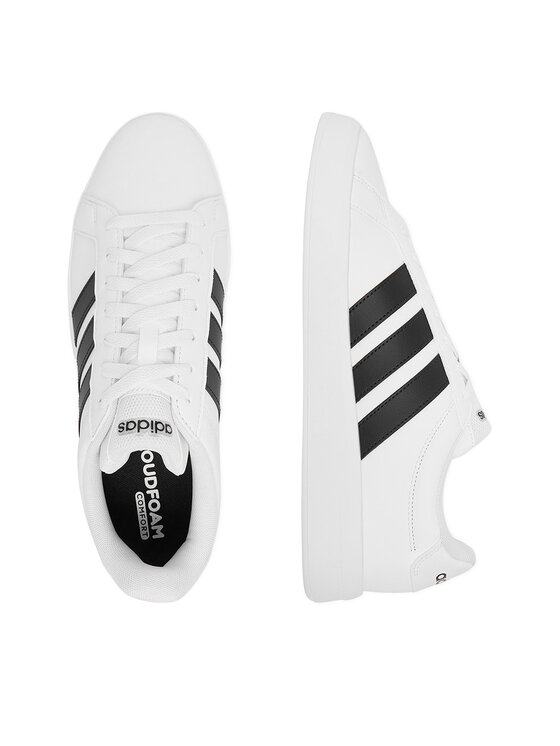 adidas adidas Sneakersy Grand Court Base 3.0 JR4613 Bílá