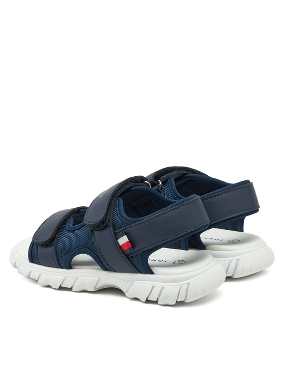 Tommy Hilfiger Tommy Hilfiger Sandały Velcro Sandal T1B2-33898-1591 S Granatowy