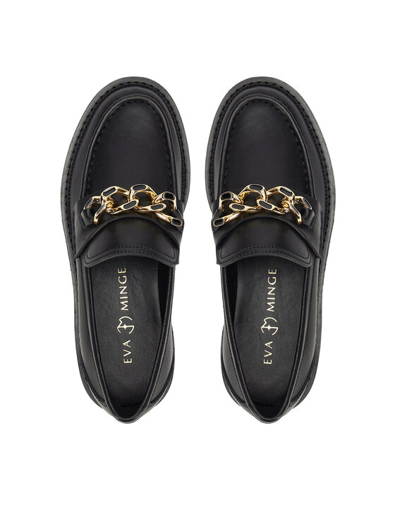 Eva Minge Eva Minge Loafersy ASA-915-933-2 Czarny